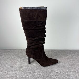 White Mountain Carson Brown Suede Mid-calf Women's Boots 7.5